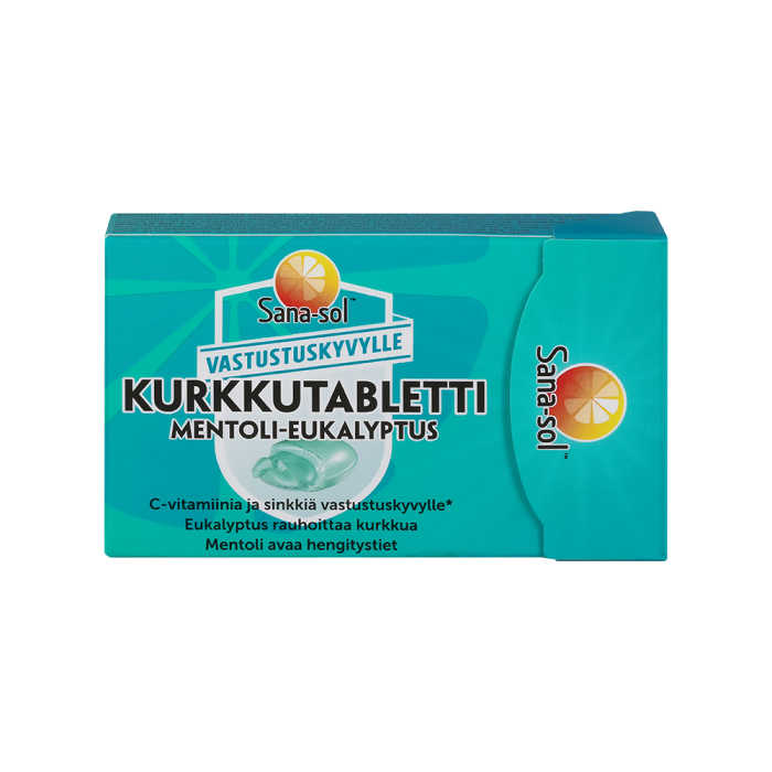 Sana-Sol Mentoli-Eukalyptus kurkkutabletti 16 kpl kuva 2