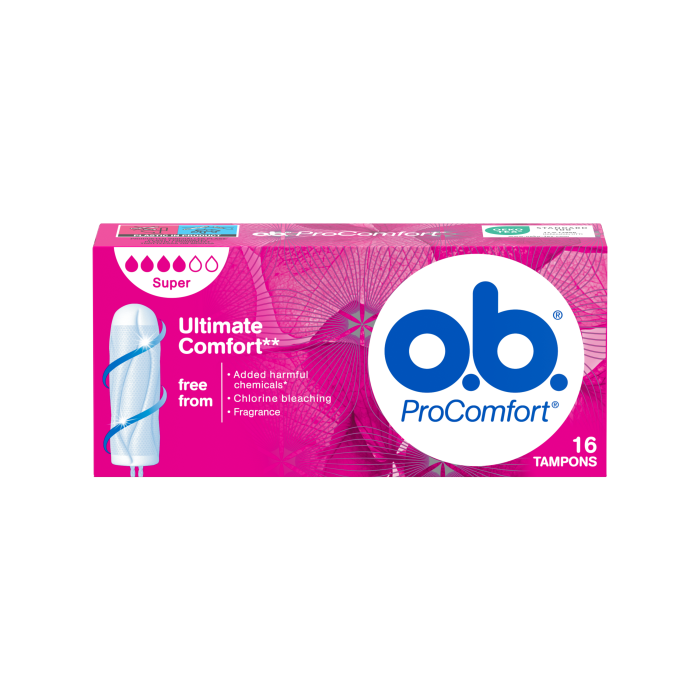 o.b. ProComfort Super tamponi 16 kpl kuva 6