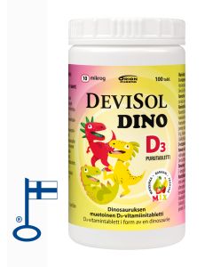 Devisol Dino mix 10 mikrog 100 purutabl