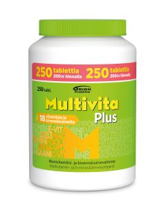 Multivita Plus monivitamiini kampanjapakkaus 250 tabl