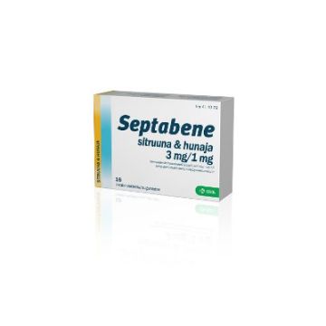 SEPTABENE SITRUUNA & HUNAJA imeskelytabletti 3/1 mg 16 fol