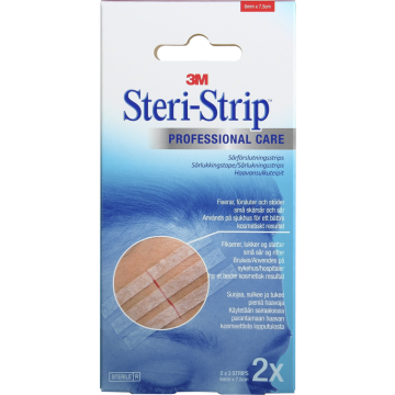 Steri-Strip haavansulkuteippi ruskea 6 mm x 7,5 cm 2x3 kpl
