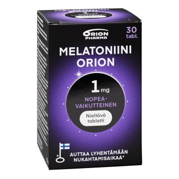 Melatoniini Orion 1 mg nieltävä 30 tabl